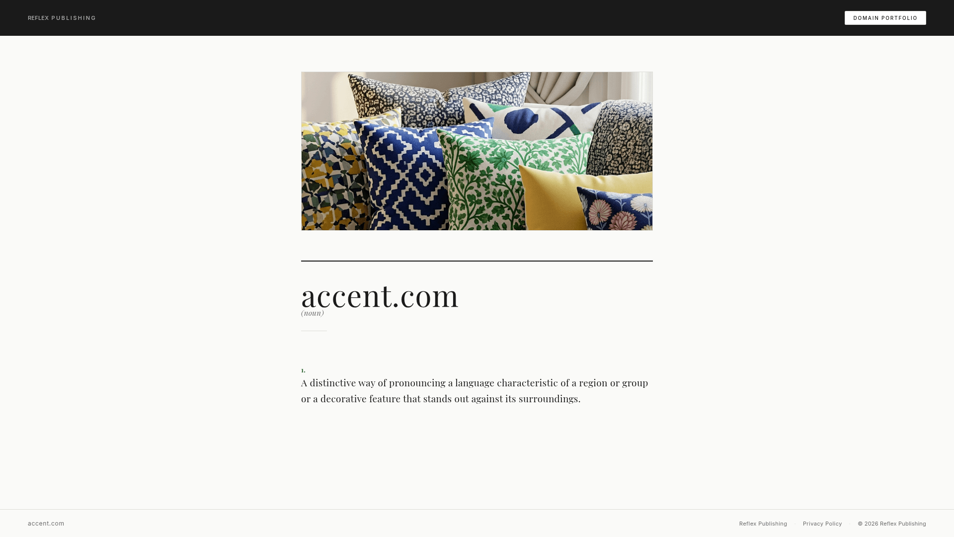 Accent screenshot