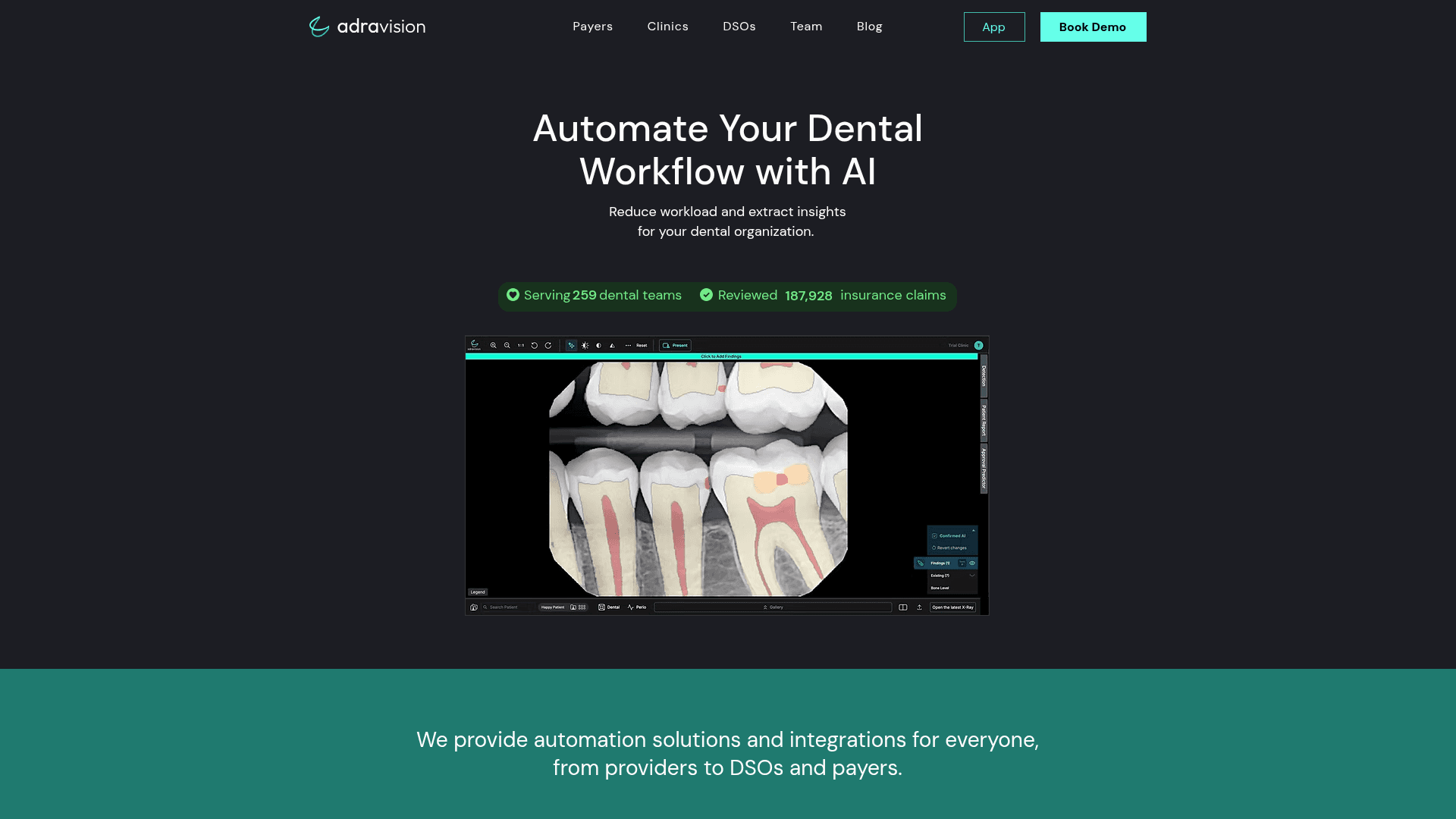 Adravision screenshot