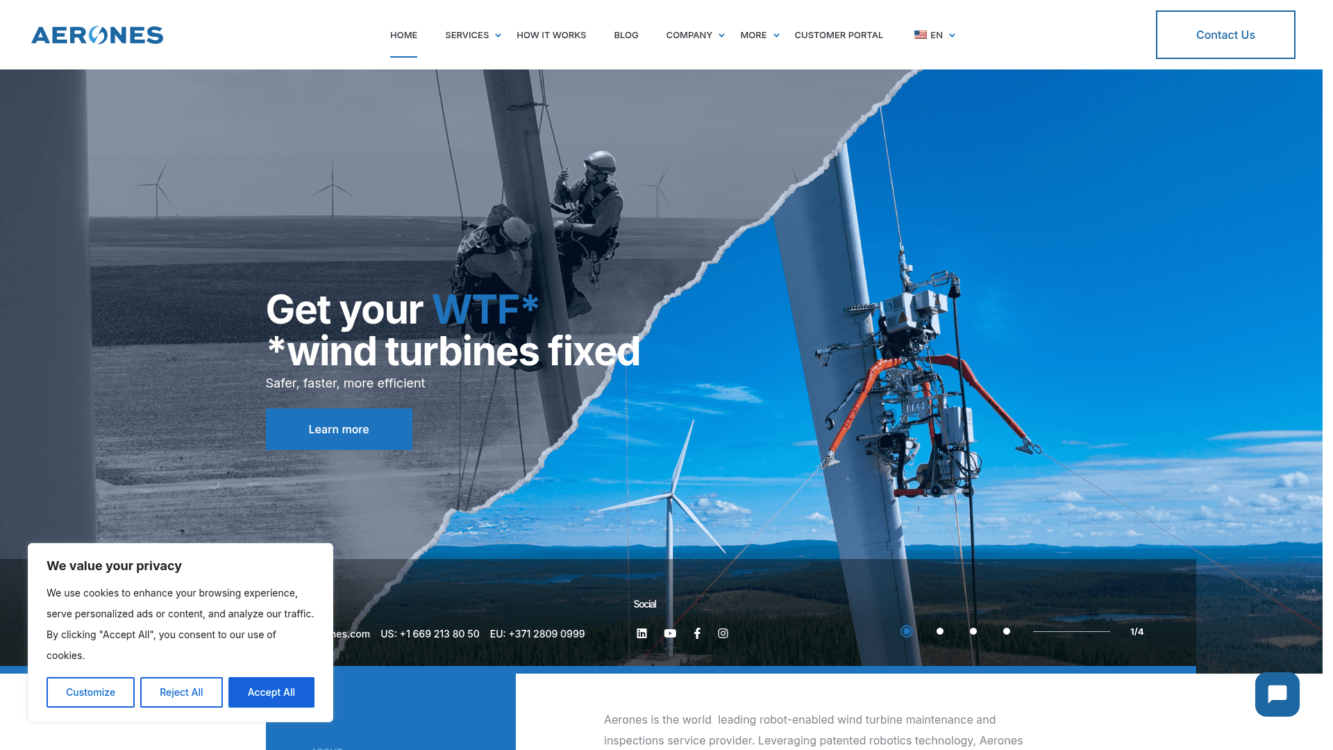 Aerones screenshot