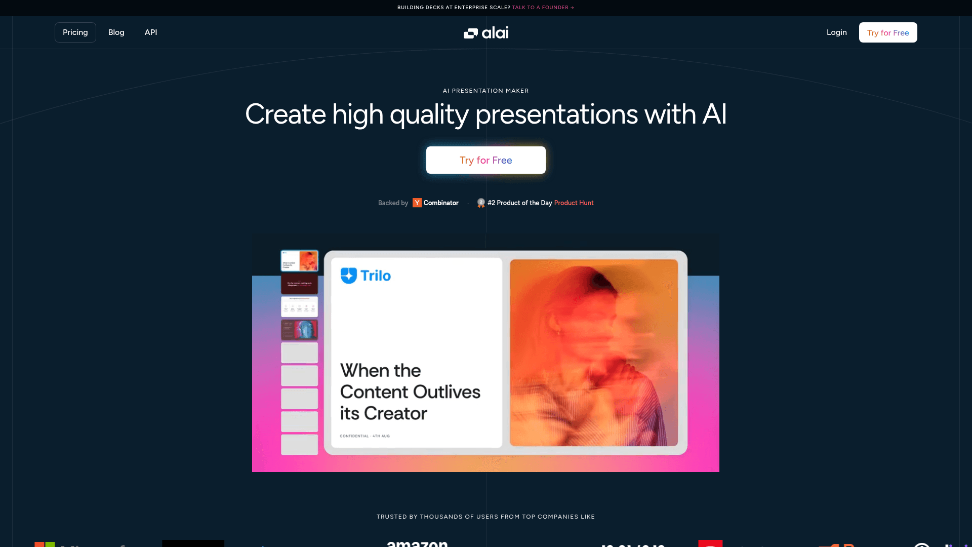 Alai screenshot