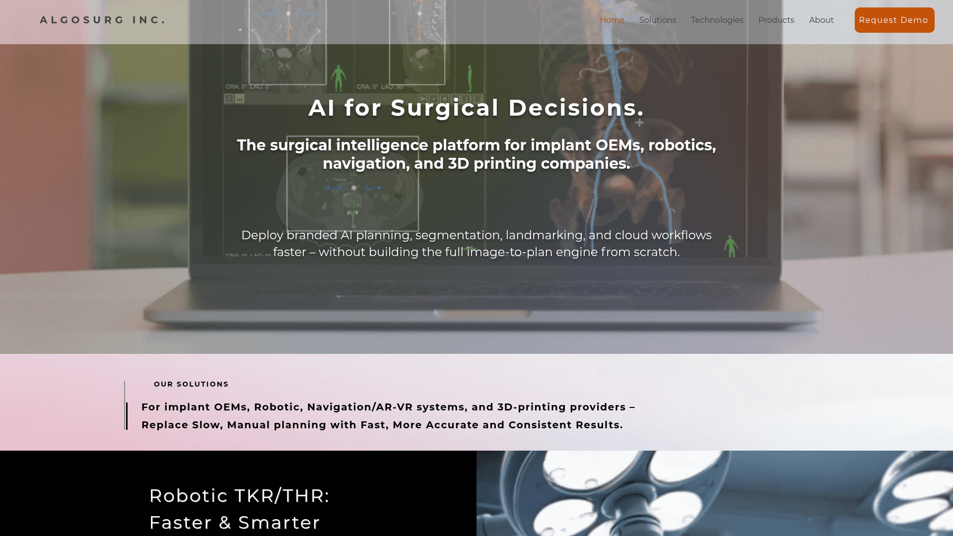AlgoSurg Inc screenshot