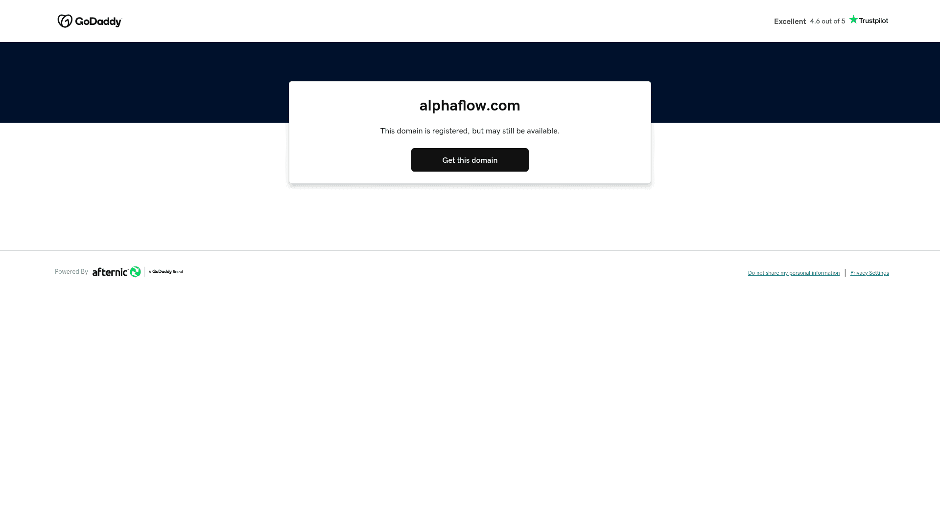 AlphaFlow screenshot