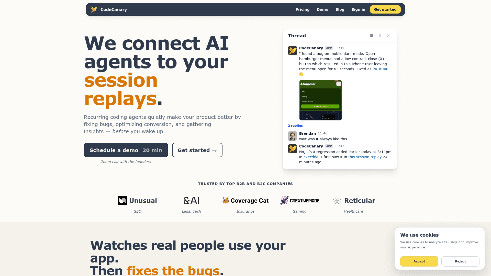 Atonomo screenshot