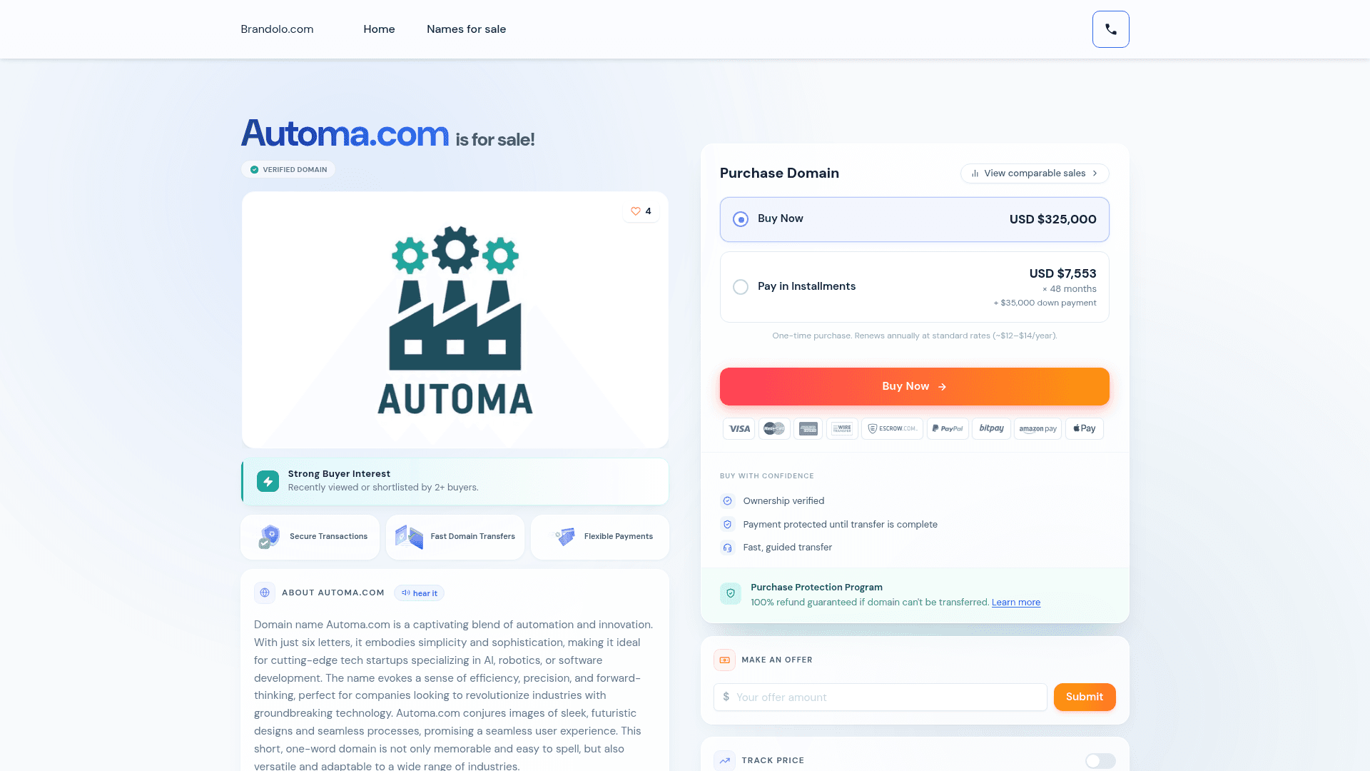 Automa screenshot