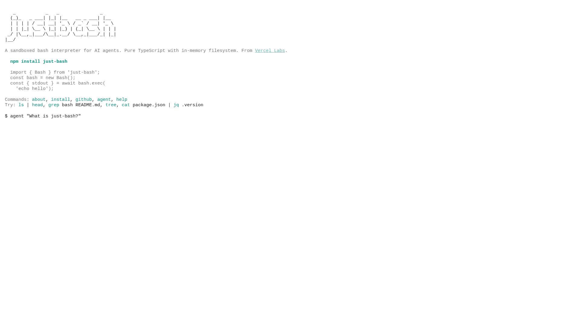 Bash Tool screenshot