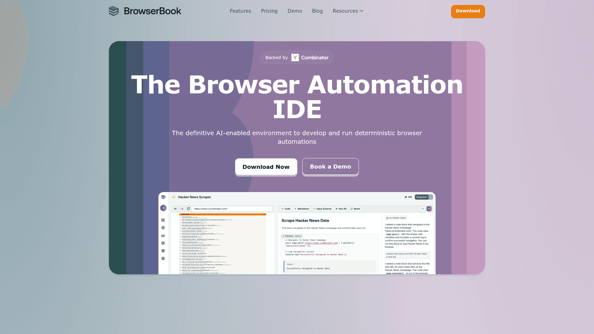 BrowserBook screenshot