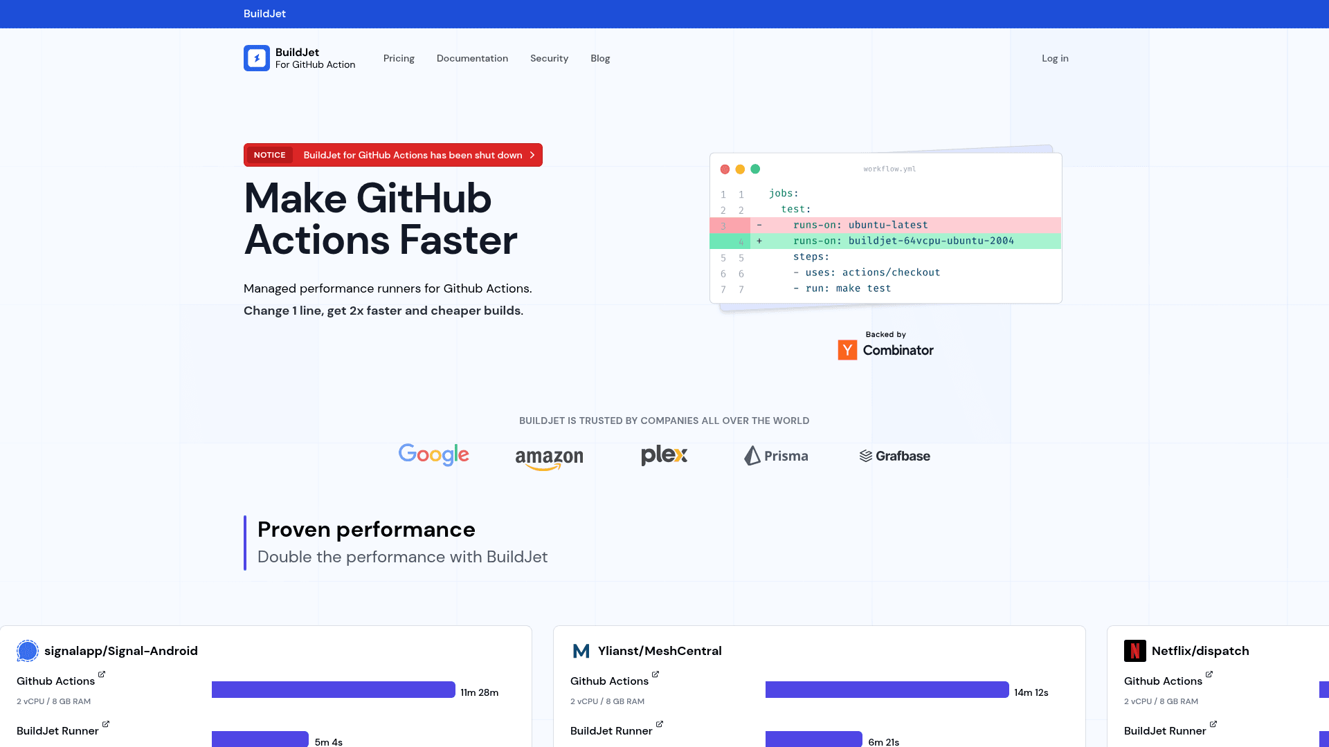 BuildJet screenshot