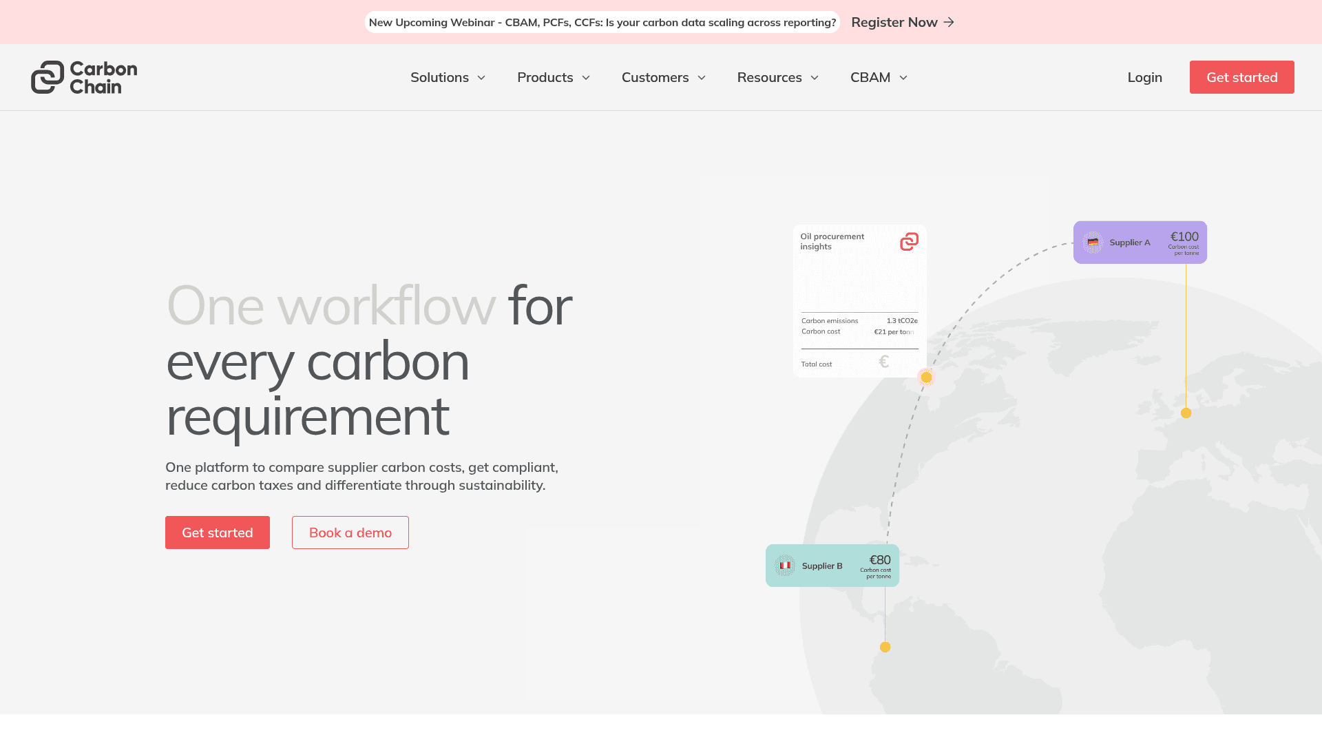 CarbonChain screenshot