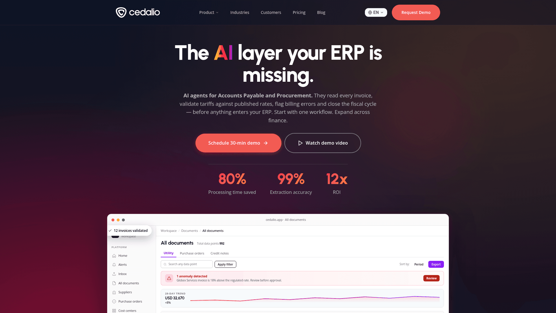 Cedalio screenshot