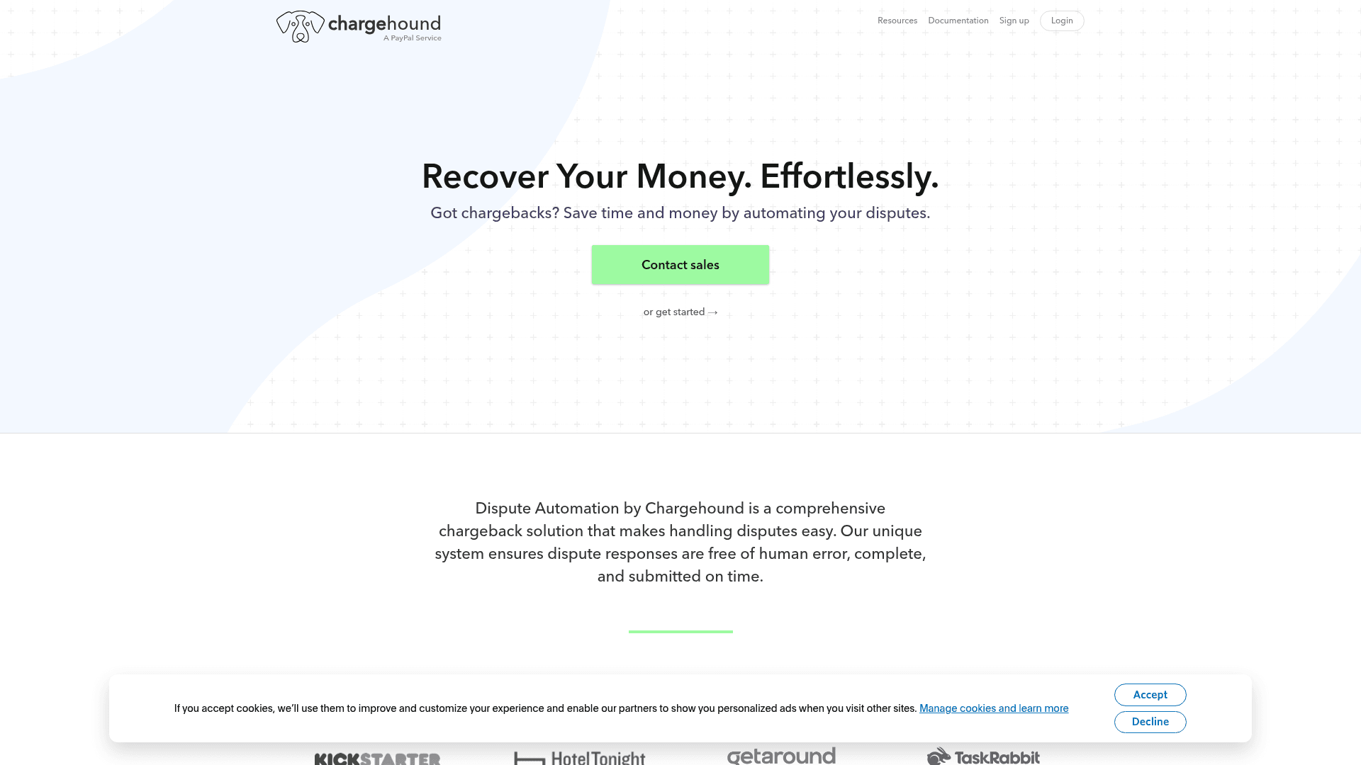 Chargehound screenshot
