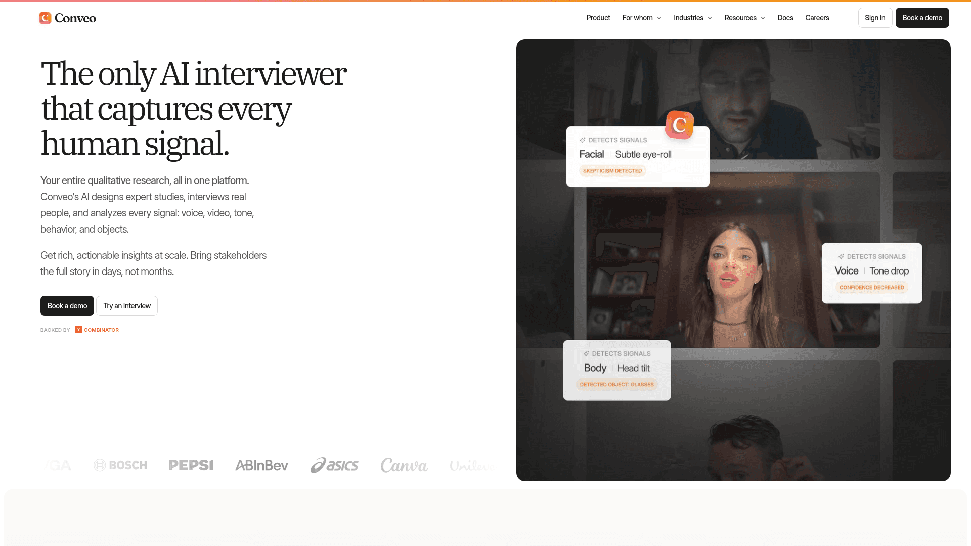 Conveo screenshot