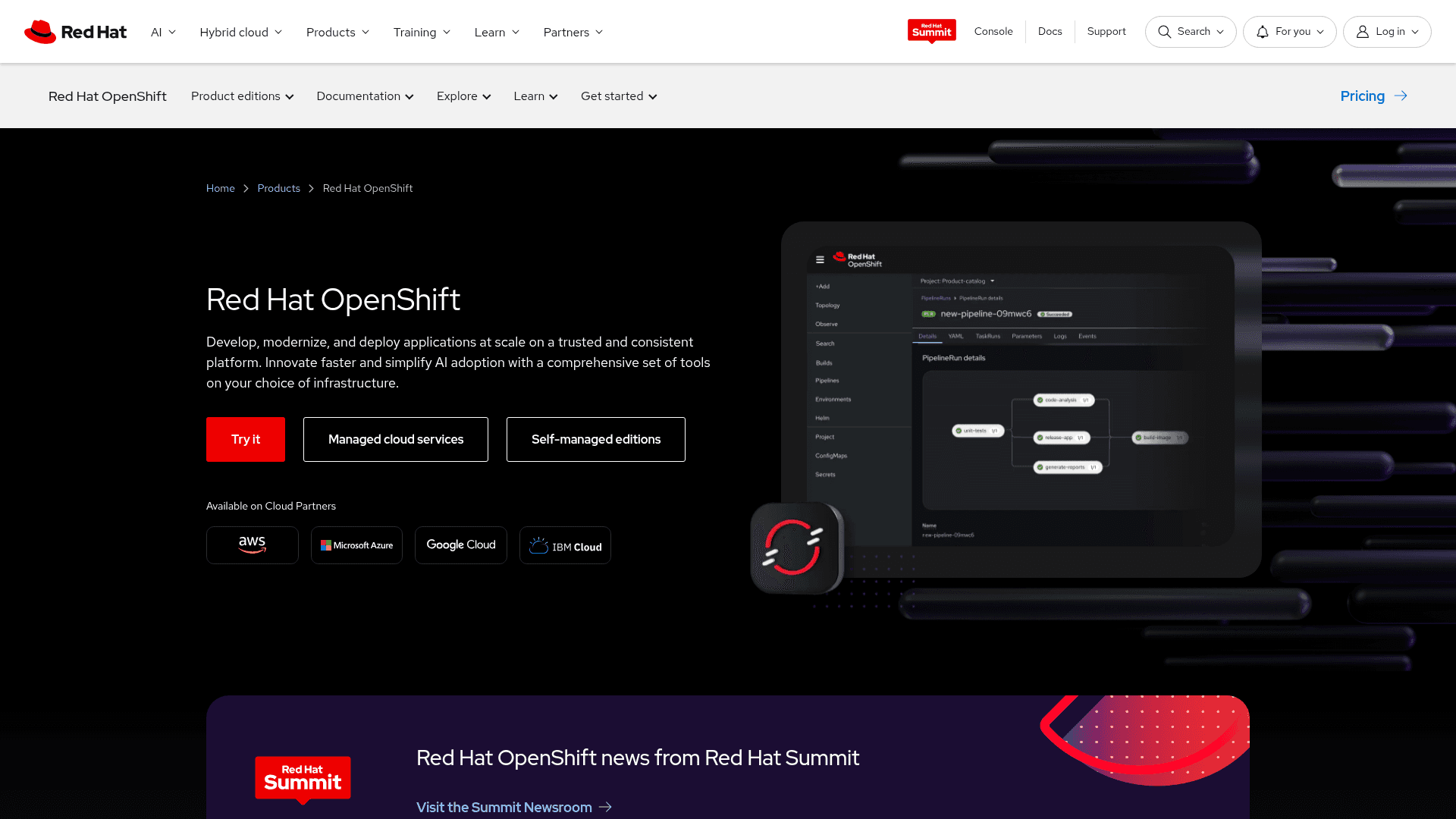 CoreOS screenshot