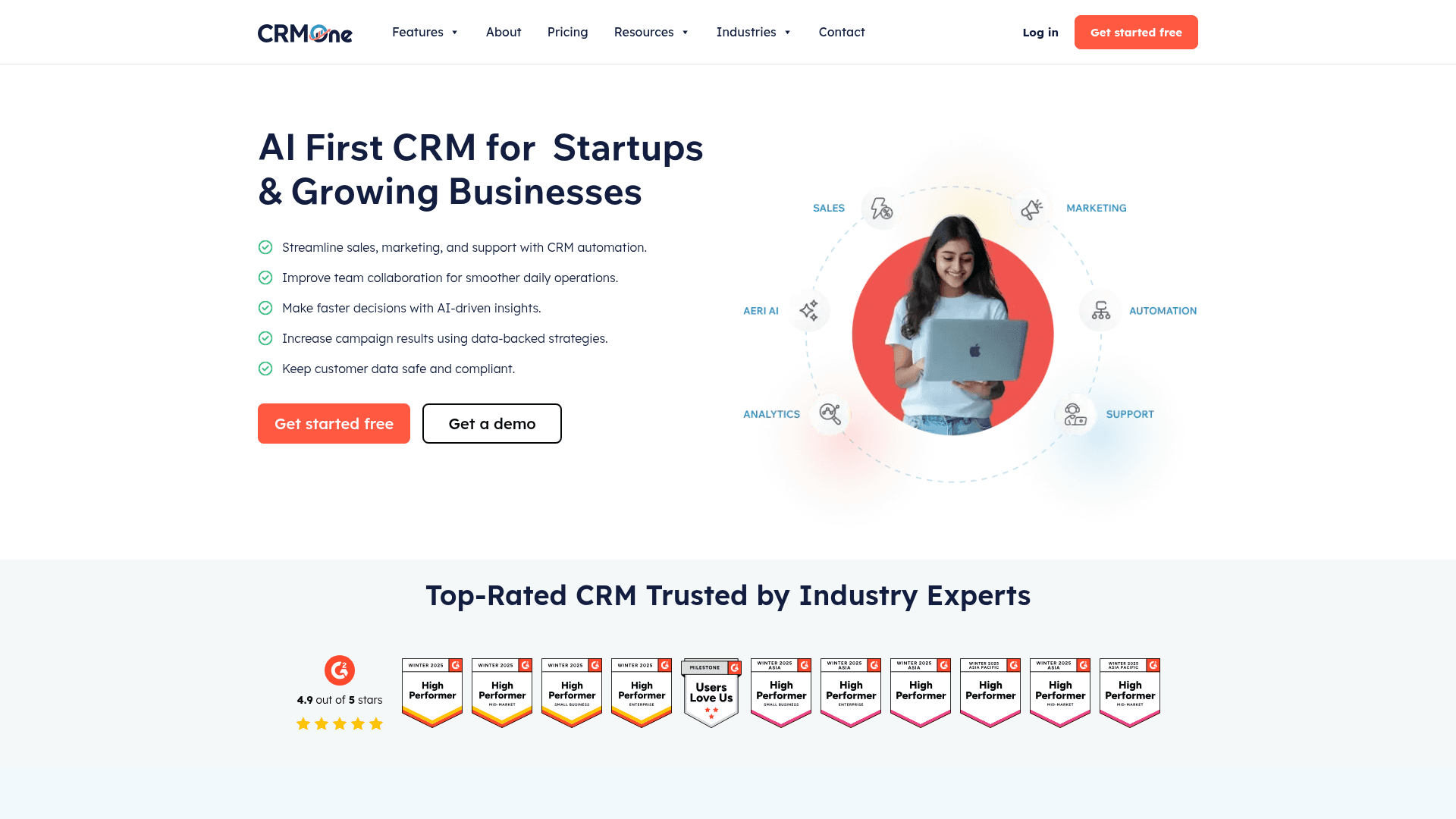 CRMOne screenshot