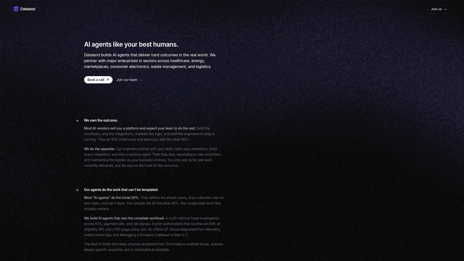 Dataland screenshot