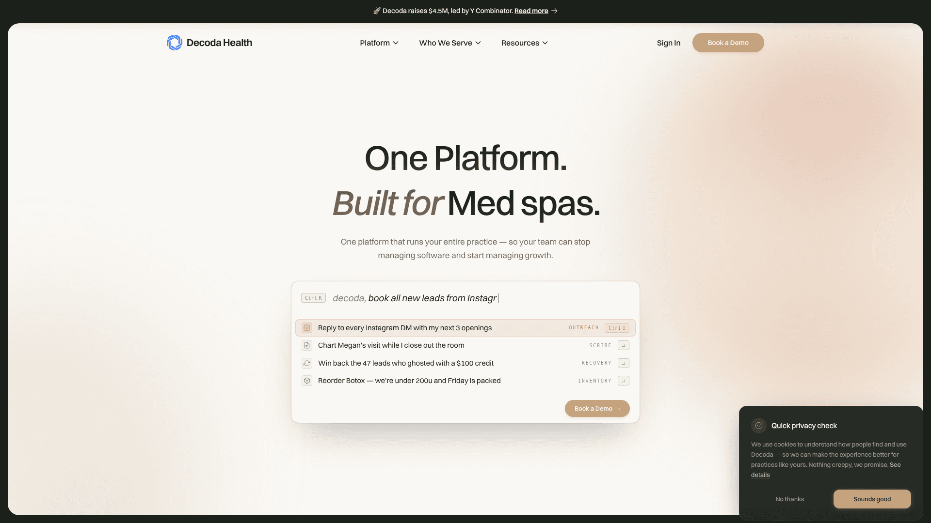 Decoda Health screenshot