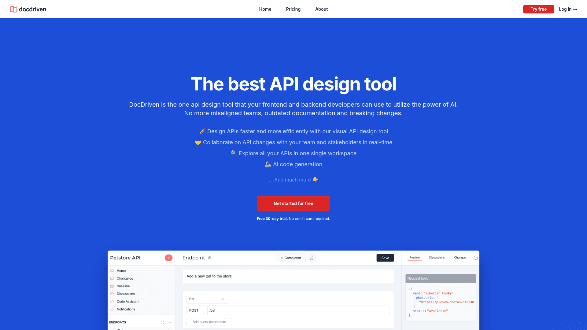 DocDriven screenshot