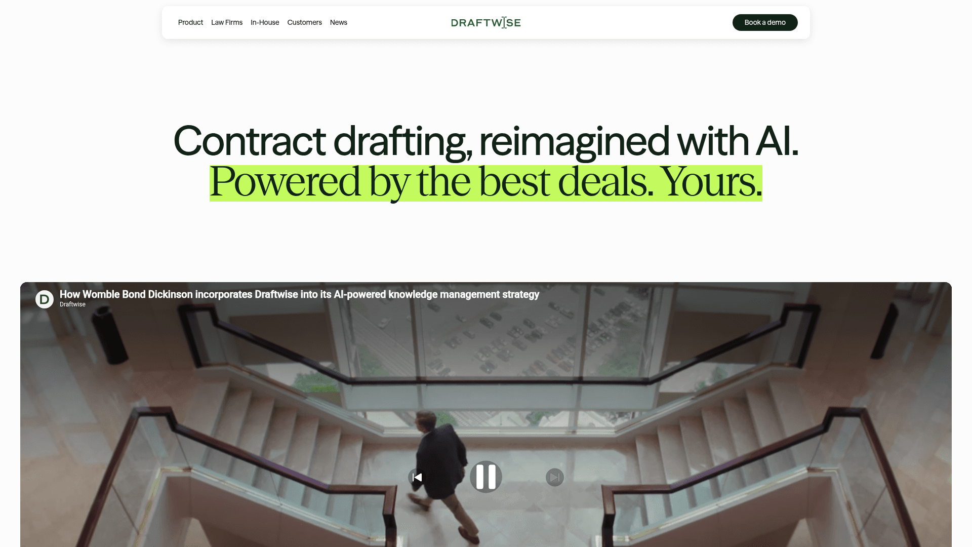 Draftwise screenshot