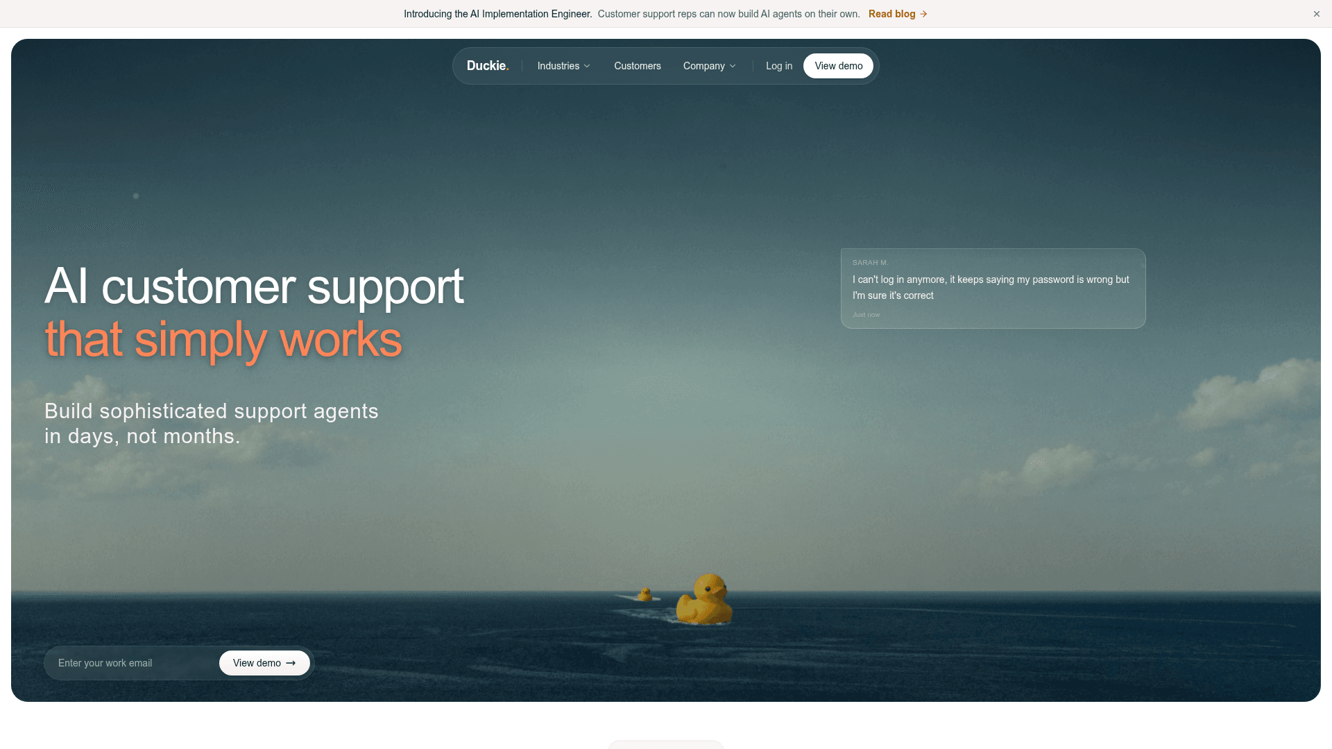 Duckie screenshot