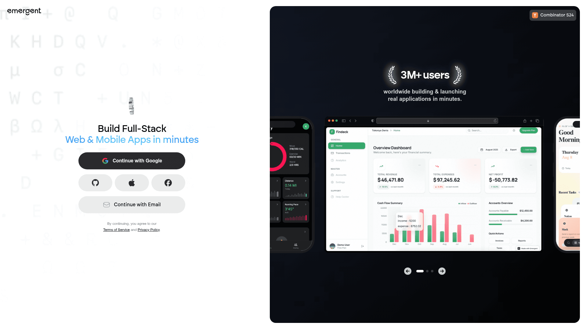 Emergent screenshot
