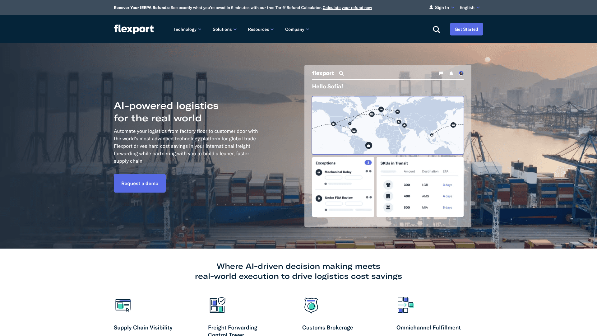 Flexport screenshot