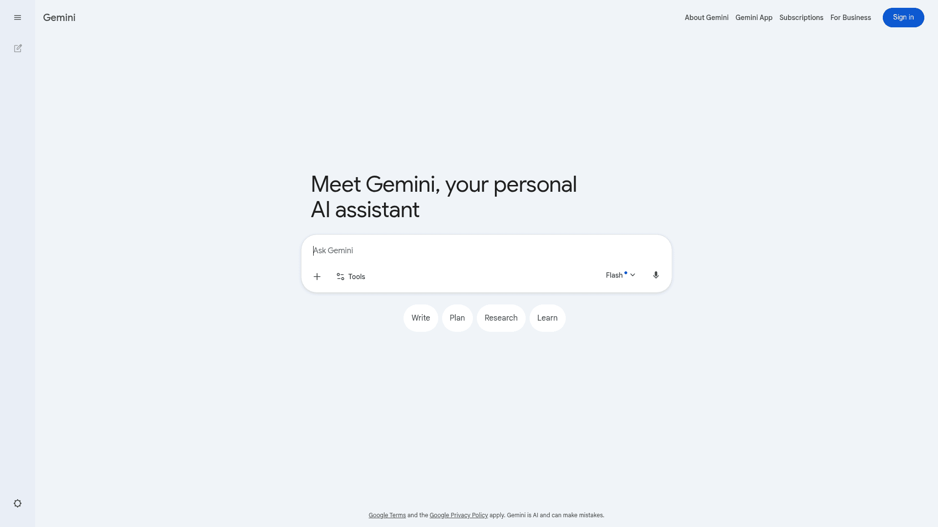 Gemini screenshot