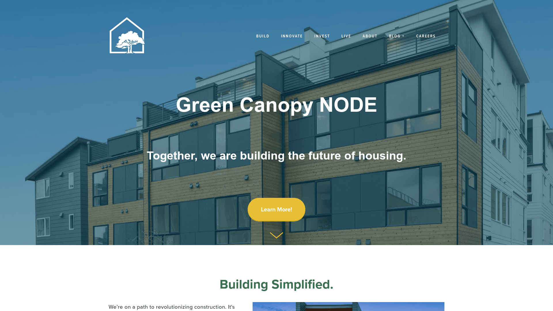 Green Canopy NODE screenshot