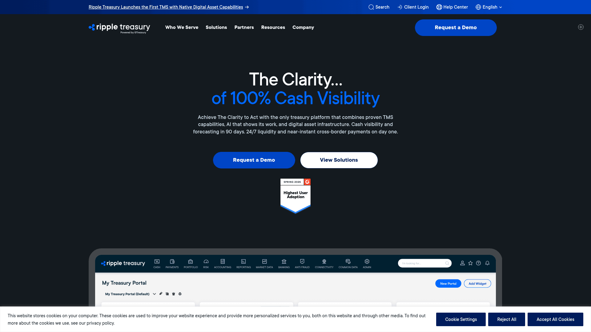 GTreasury screenshot