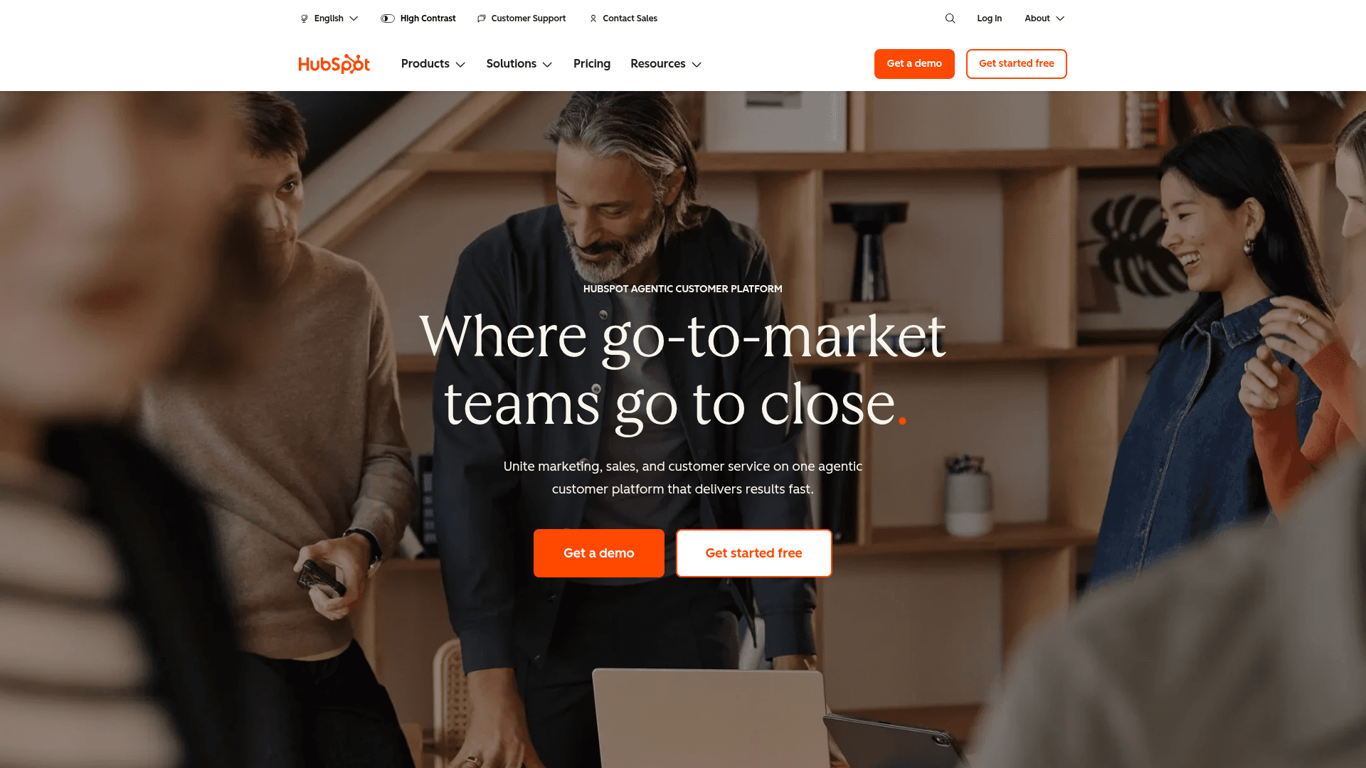 HubSpot screenshot