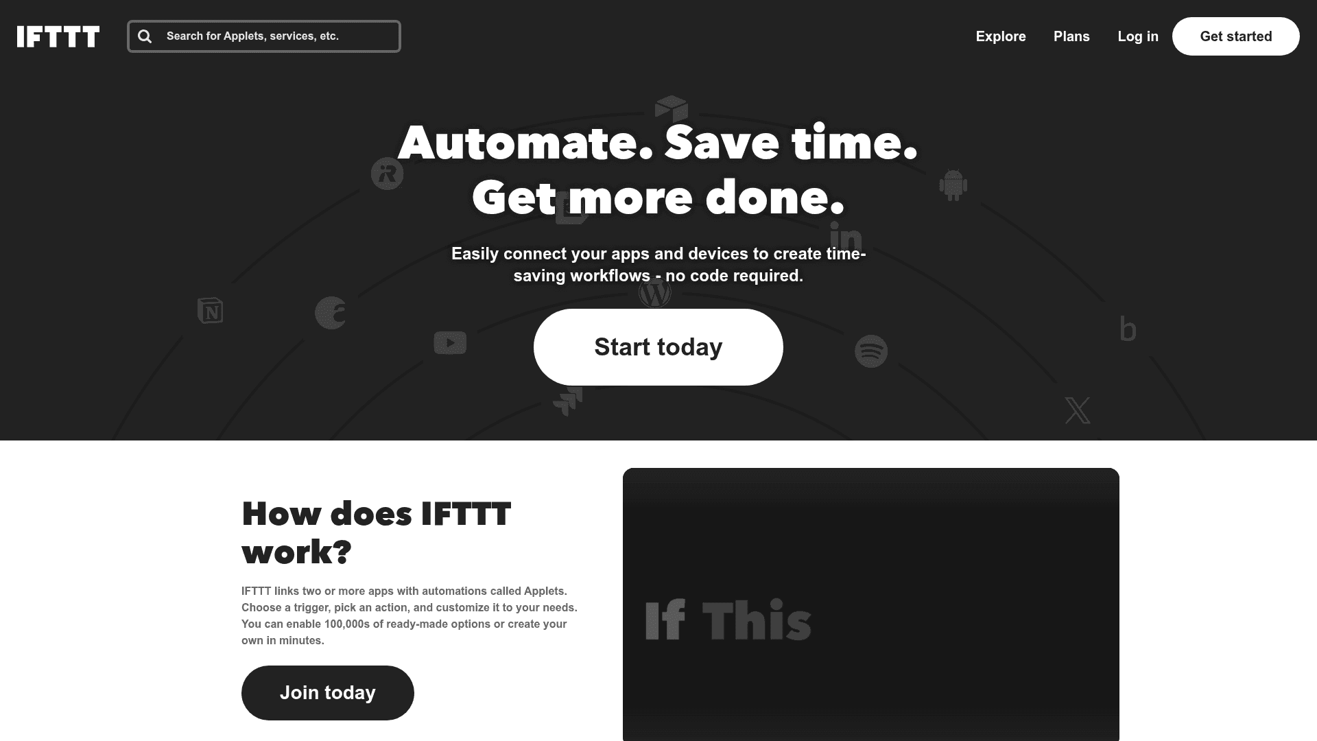IFTTT screenshot