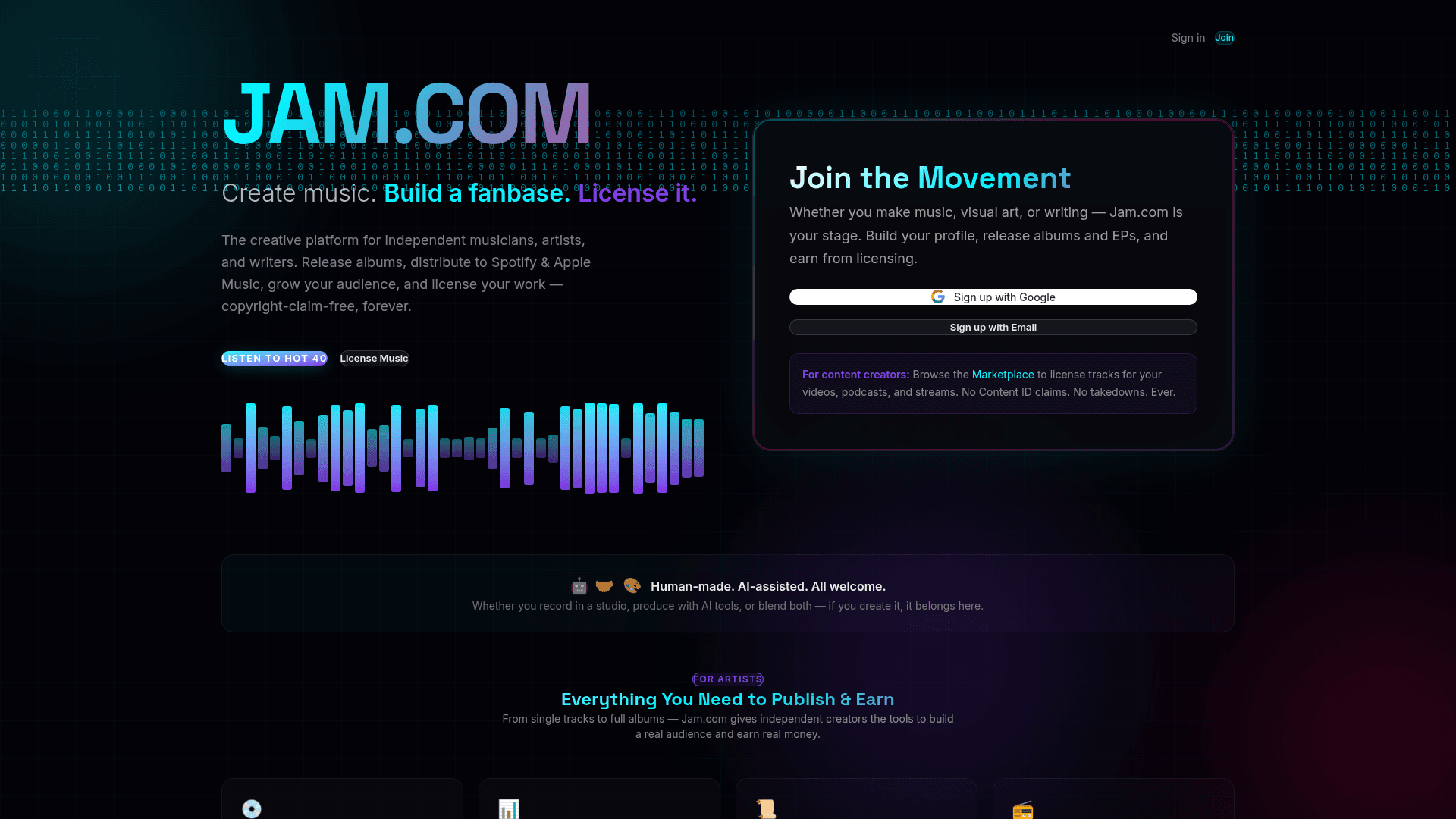 Jam screenshot