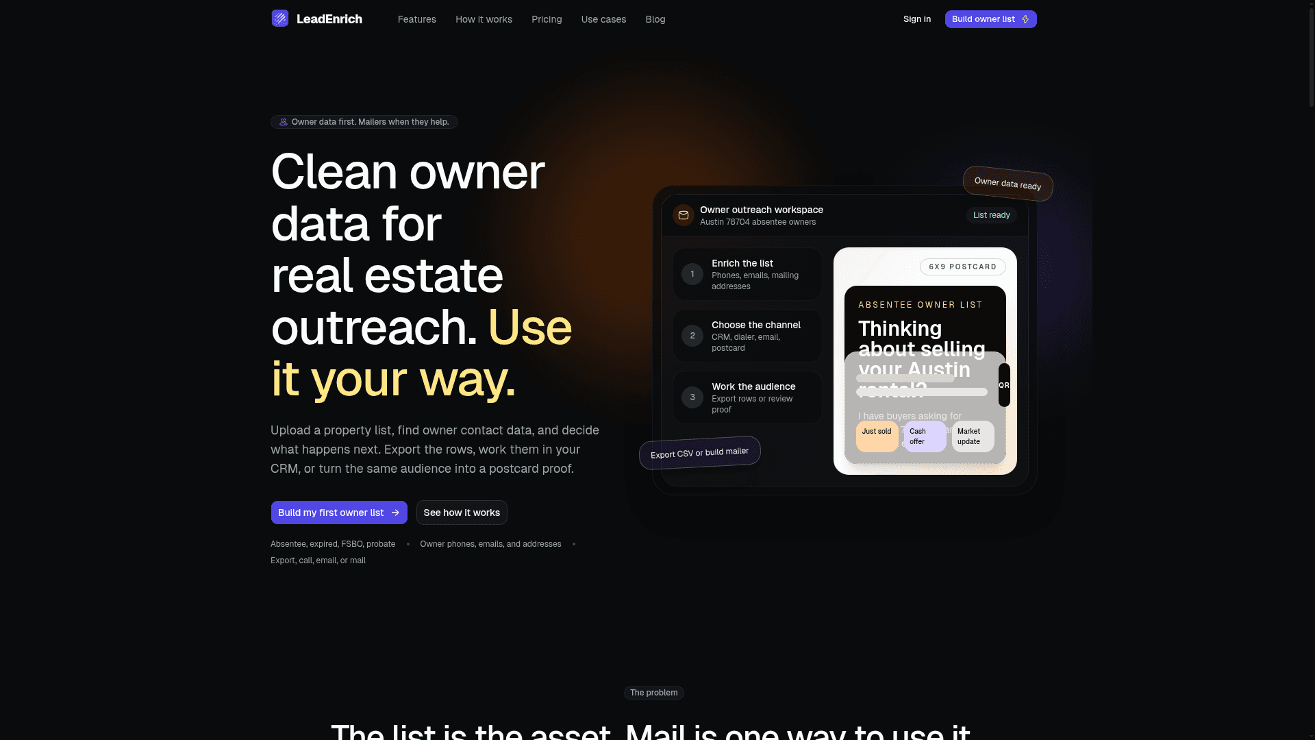 LeadEnrich screenshot