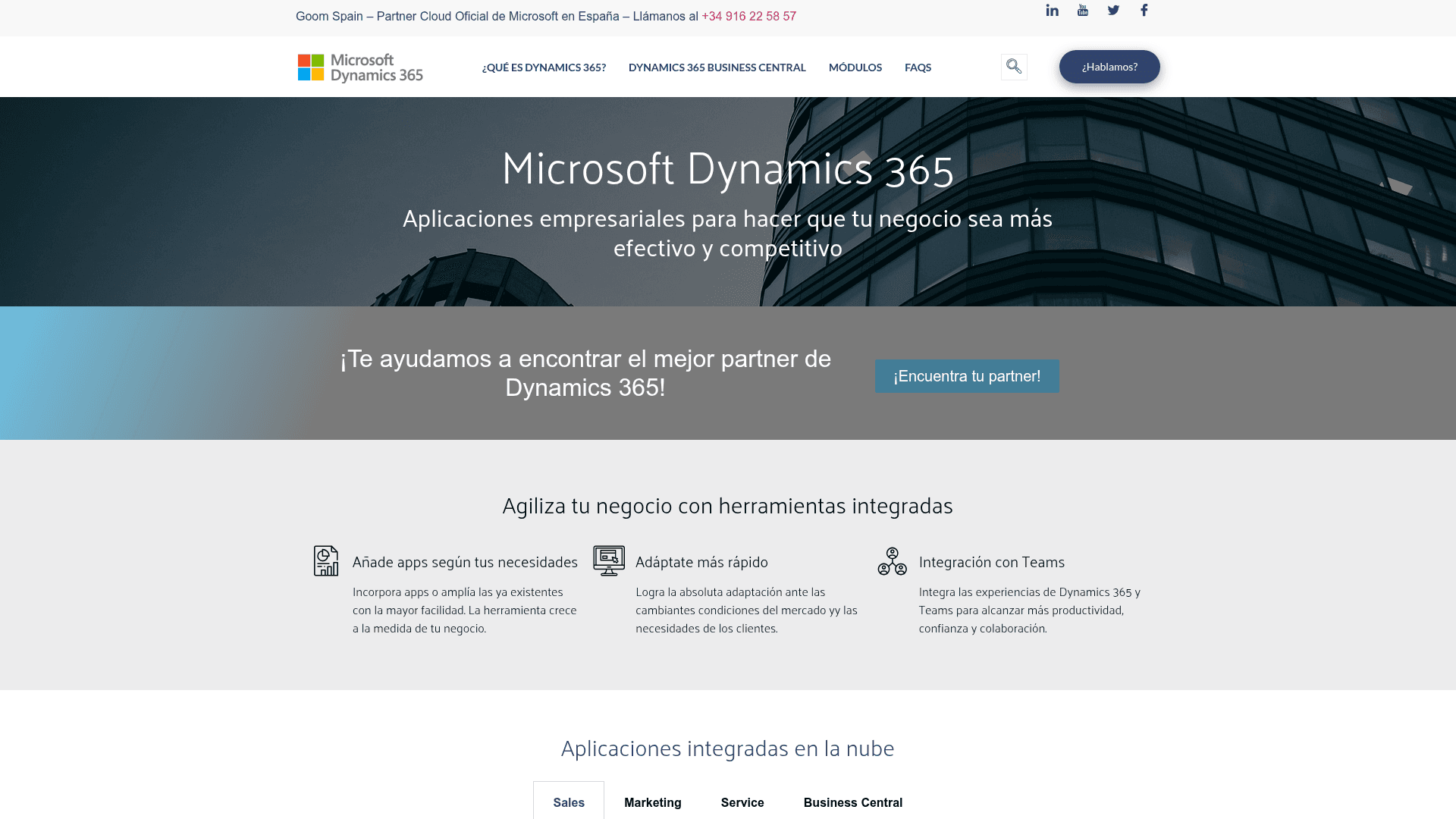 Microsoft Dynamics 365 screenshot