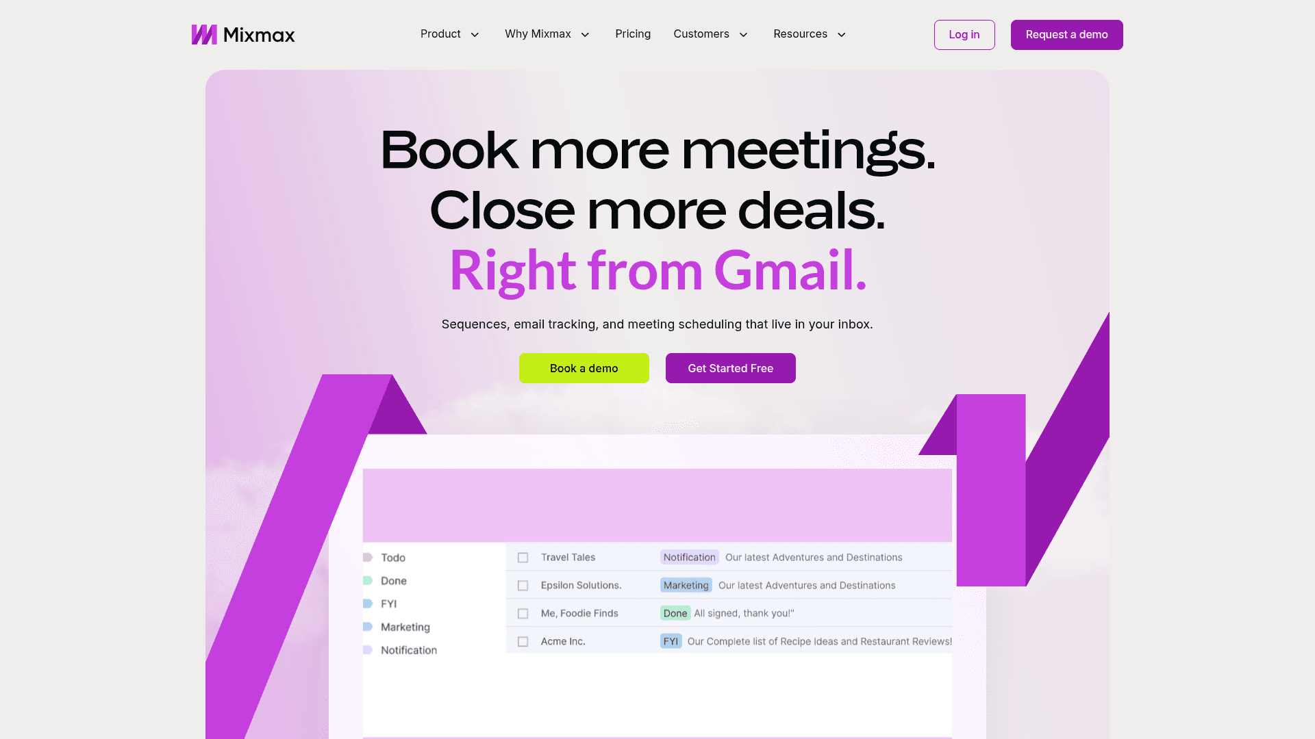 Mixmax screenshot