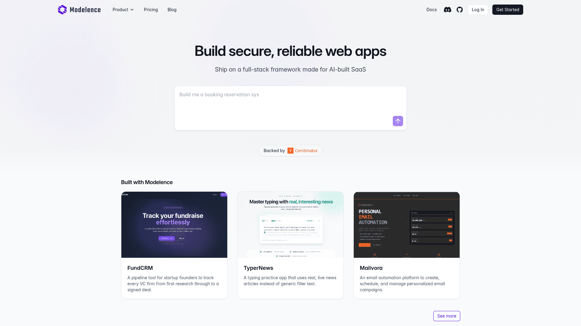 Modelence screenshot