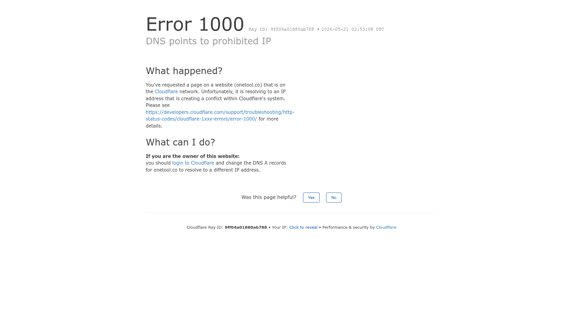 onetool screenshot