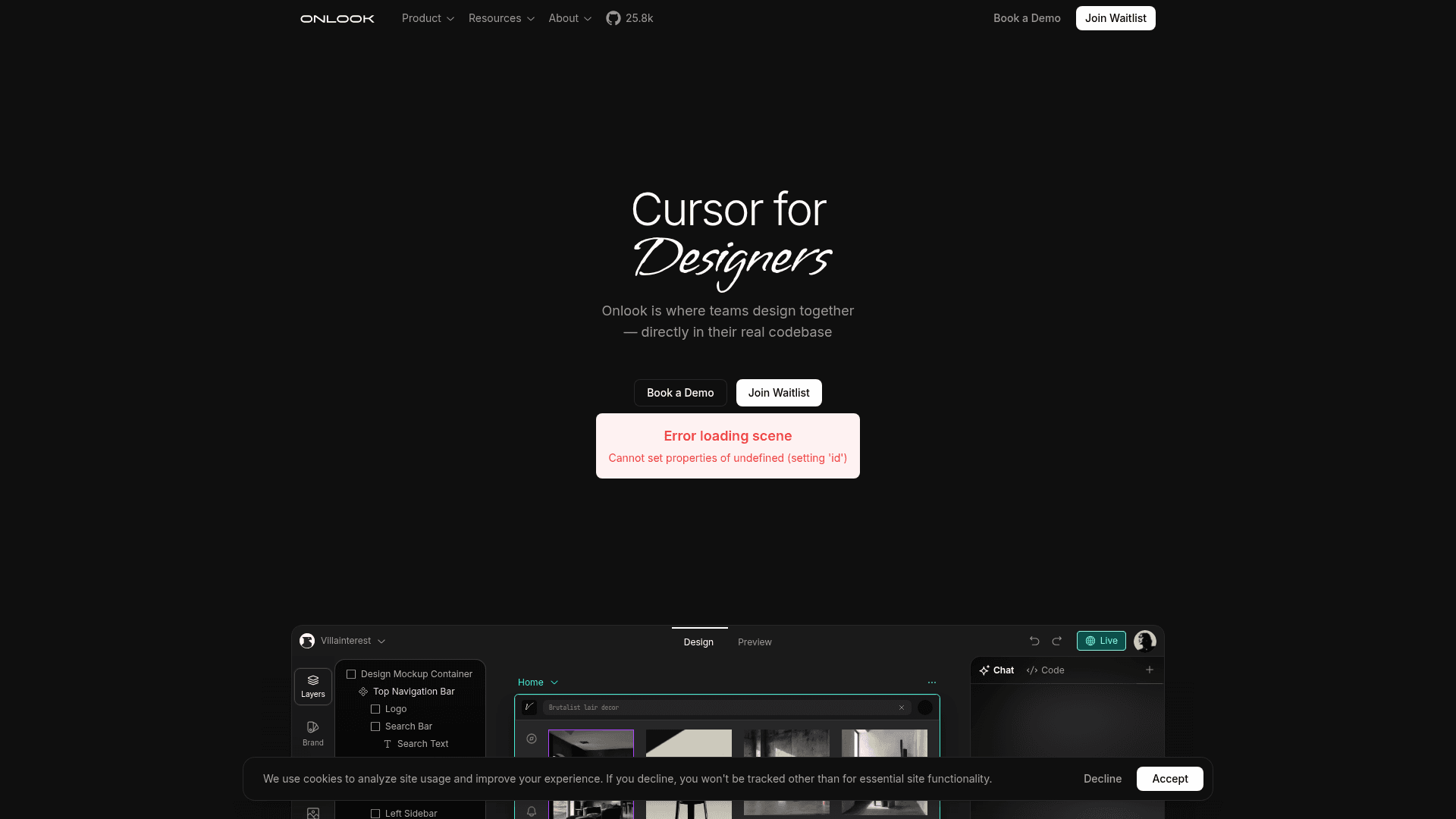 Onlook screenshot
