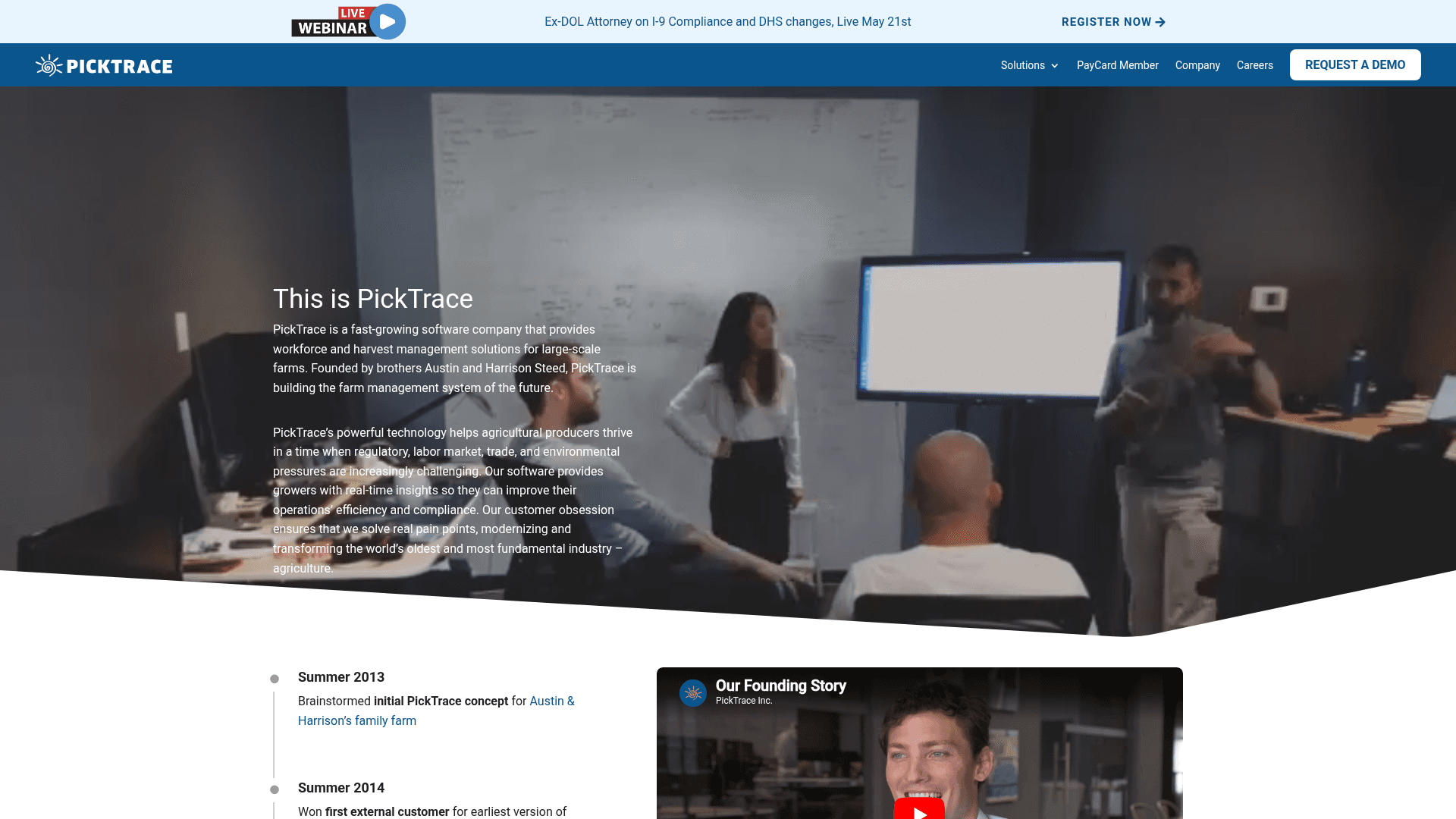 PickTrace screenshot