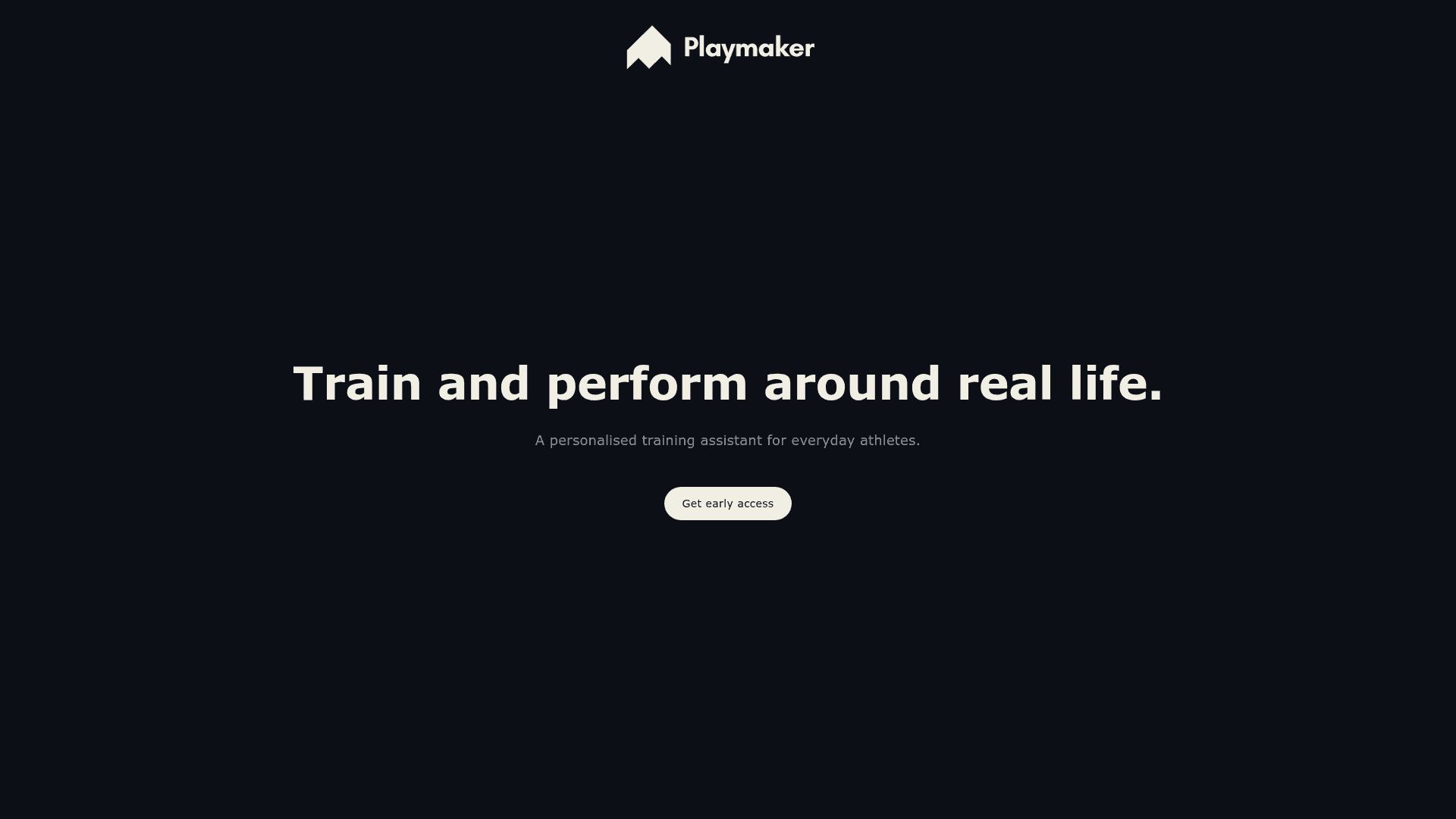 Playmaker screenshot