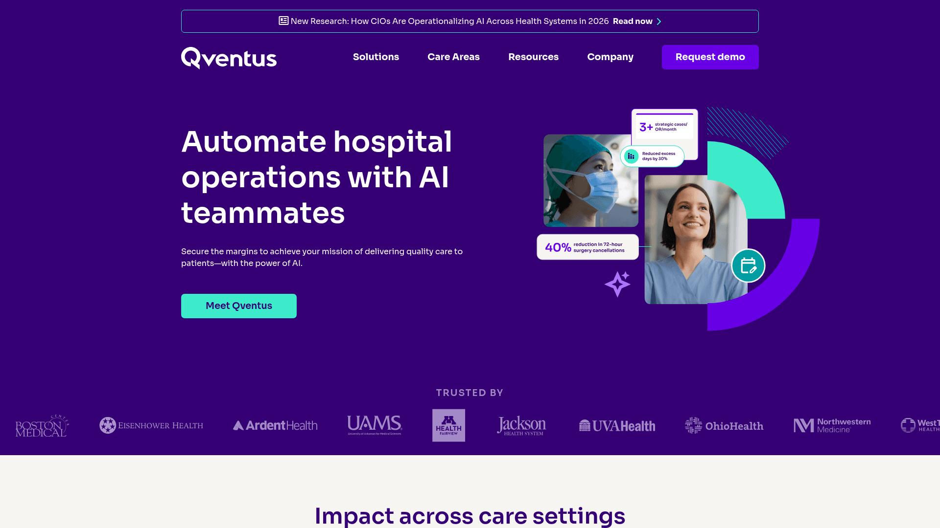 Qventus screenshot