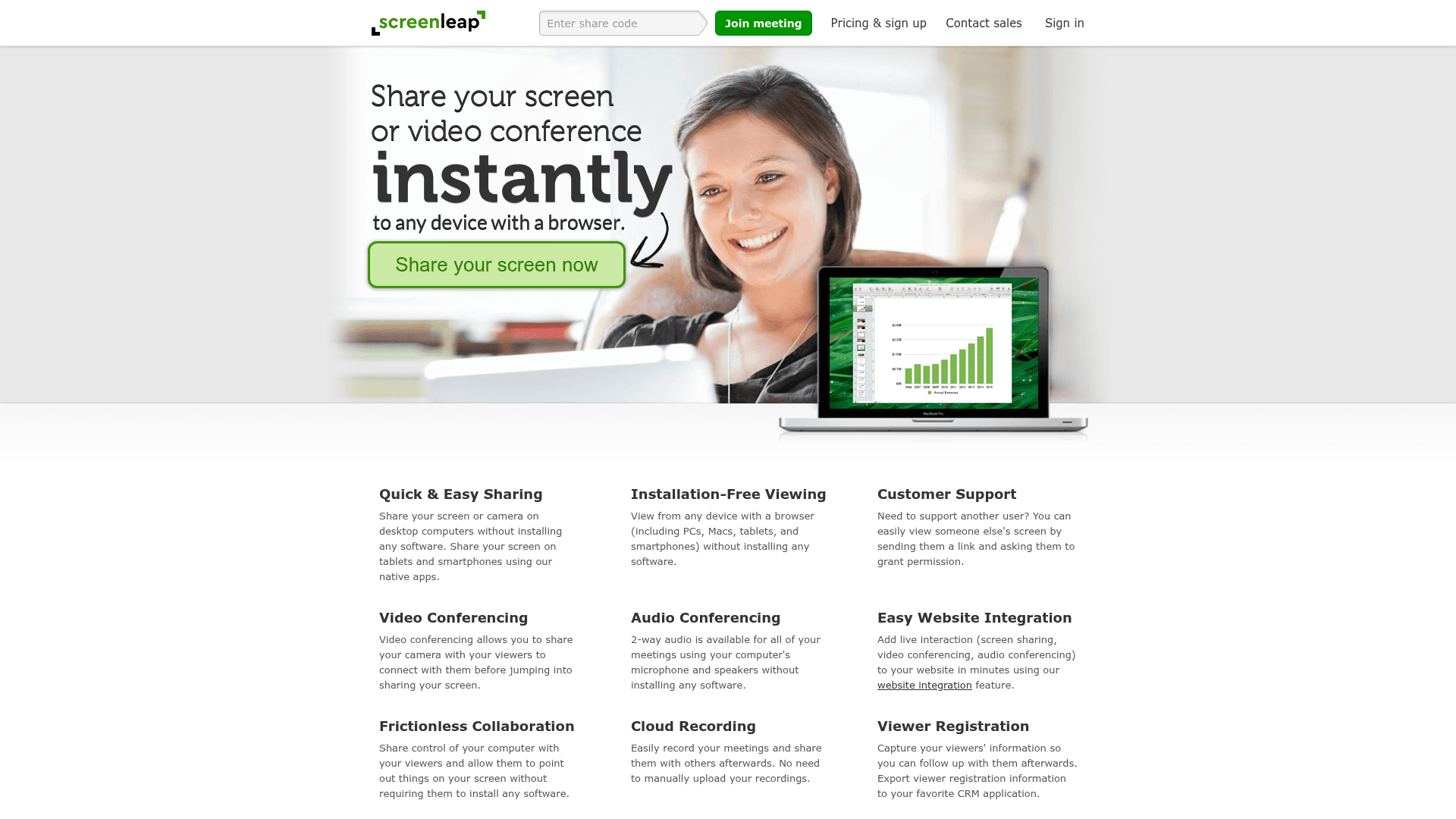 Screenleap screenshot