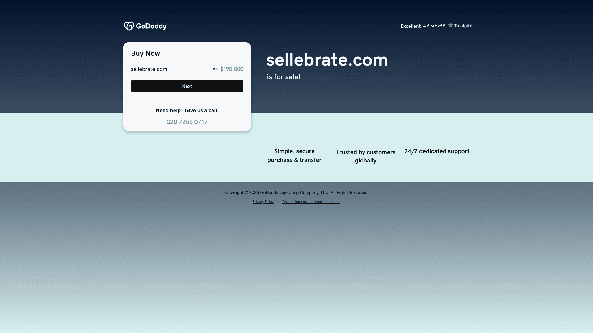 Sellebrate screenshot