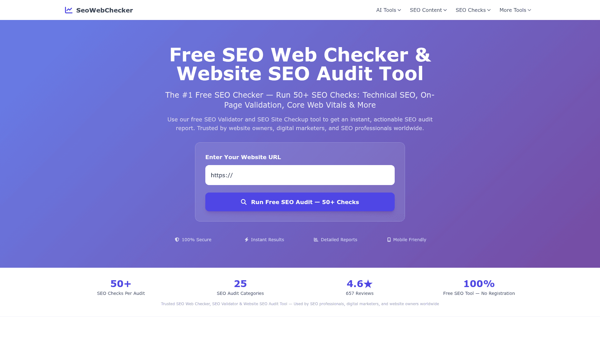 SeoWebChecker screenshot
