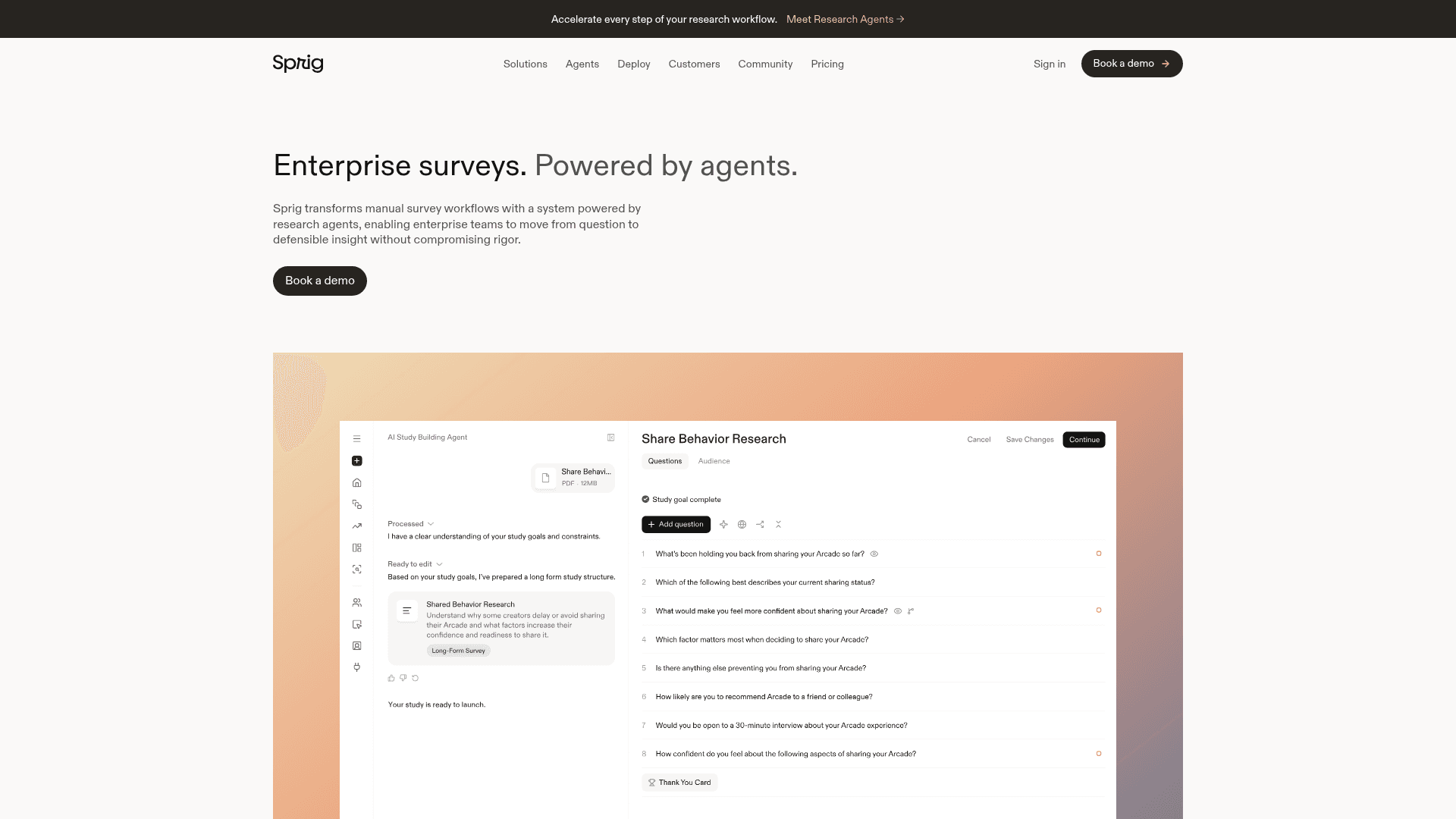 Sprig screenshot
