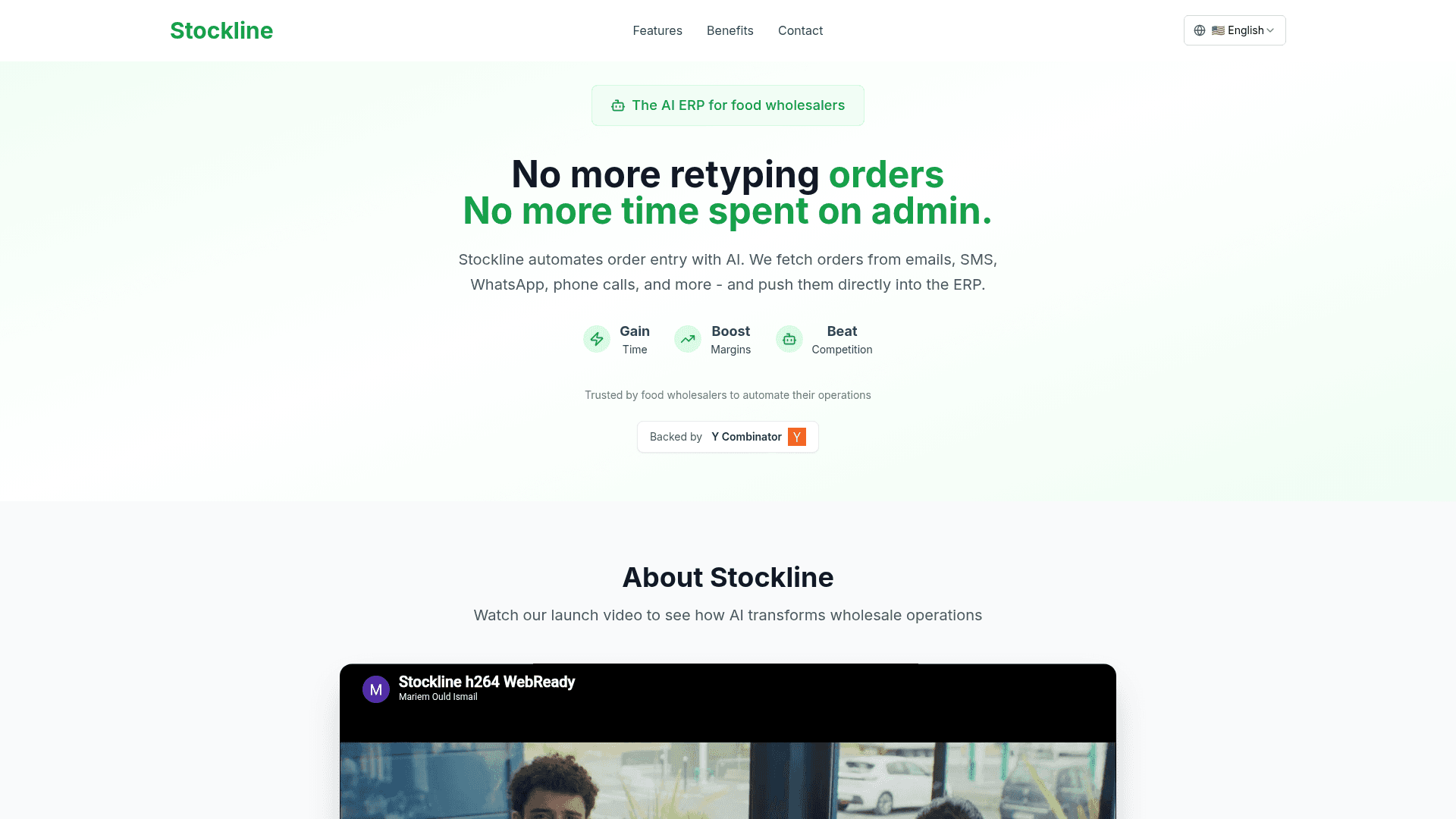 Stockline screenshot
