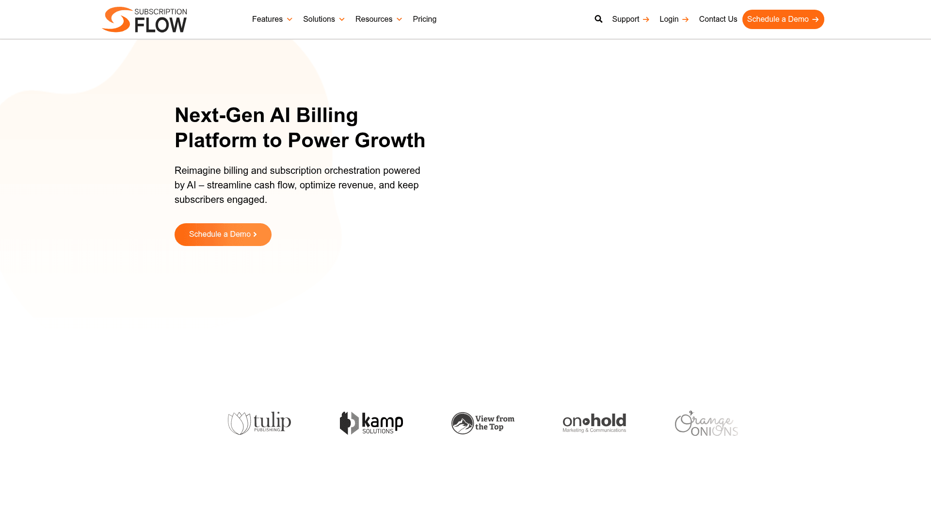 SubscriptionFlow screenshot