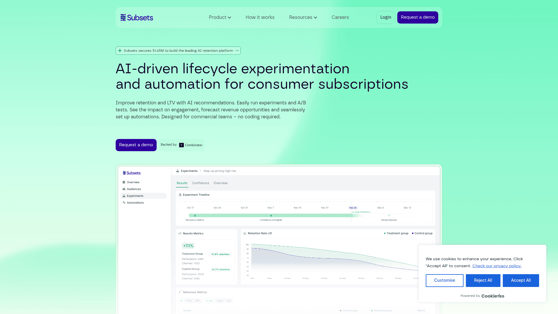 Subsets screenshot