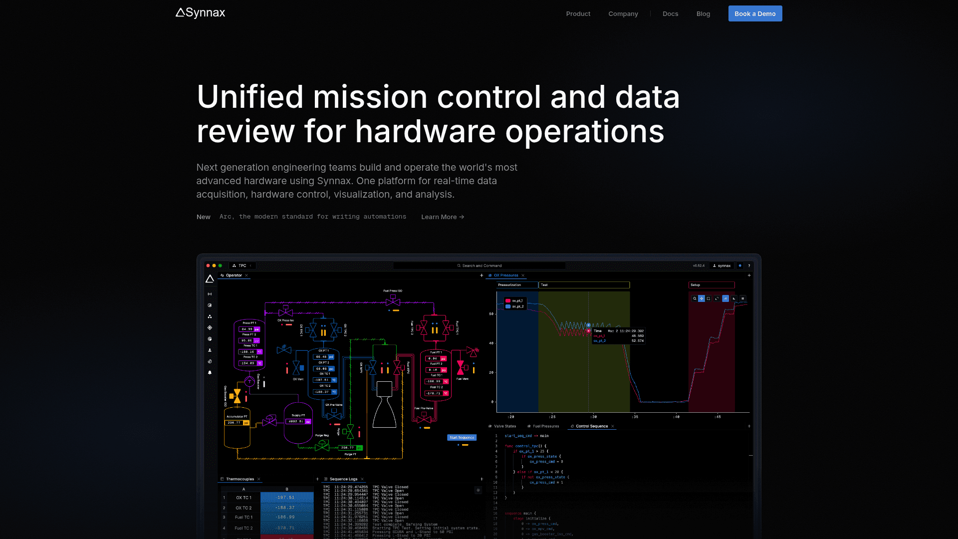 Synnax screenshot