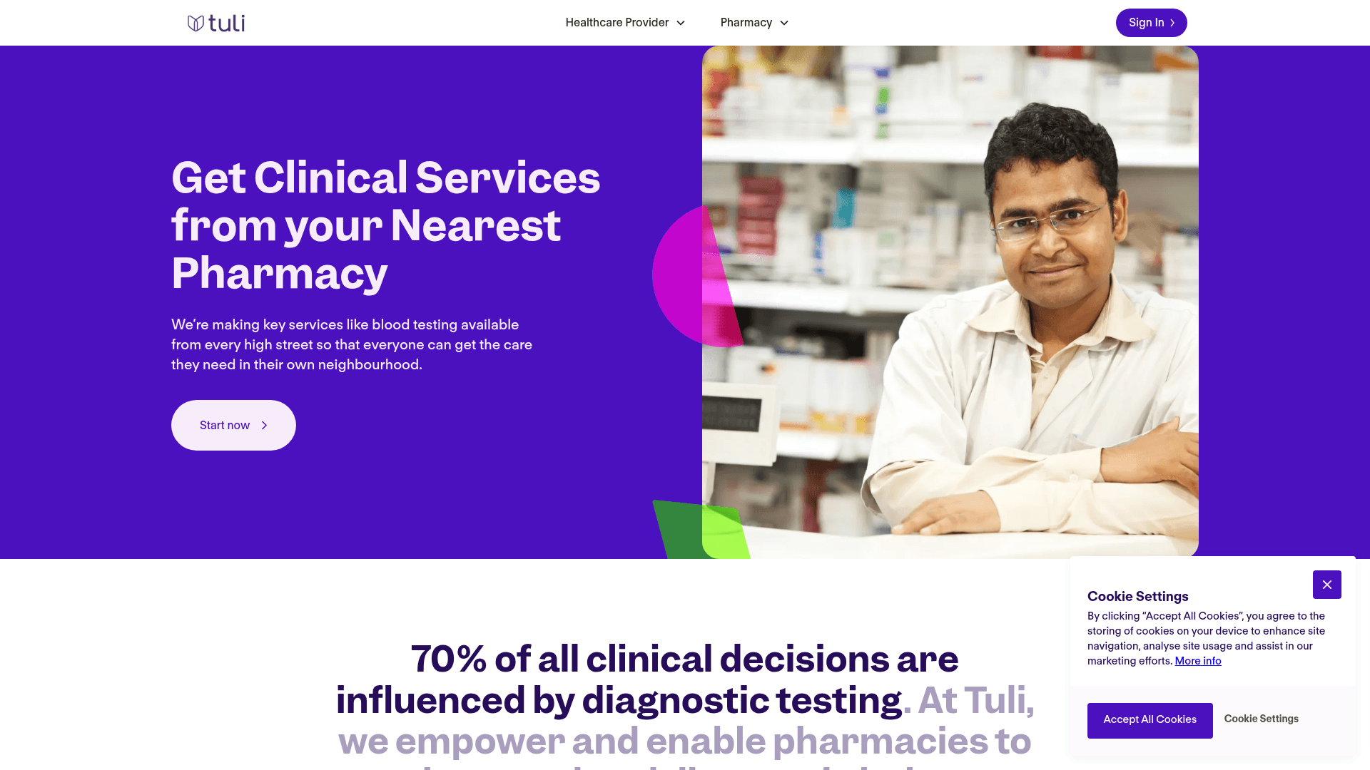 Tuli Health screenshot