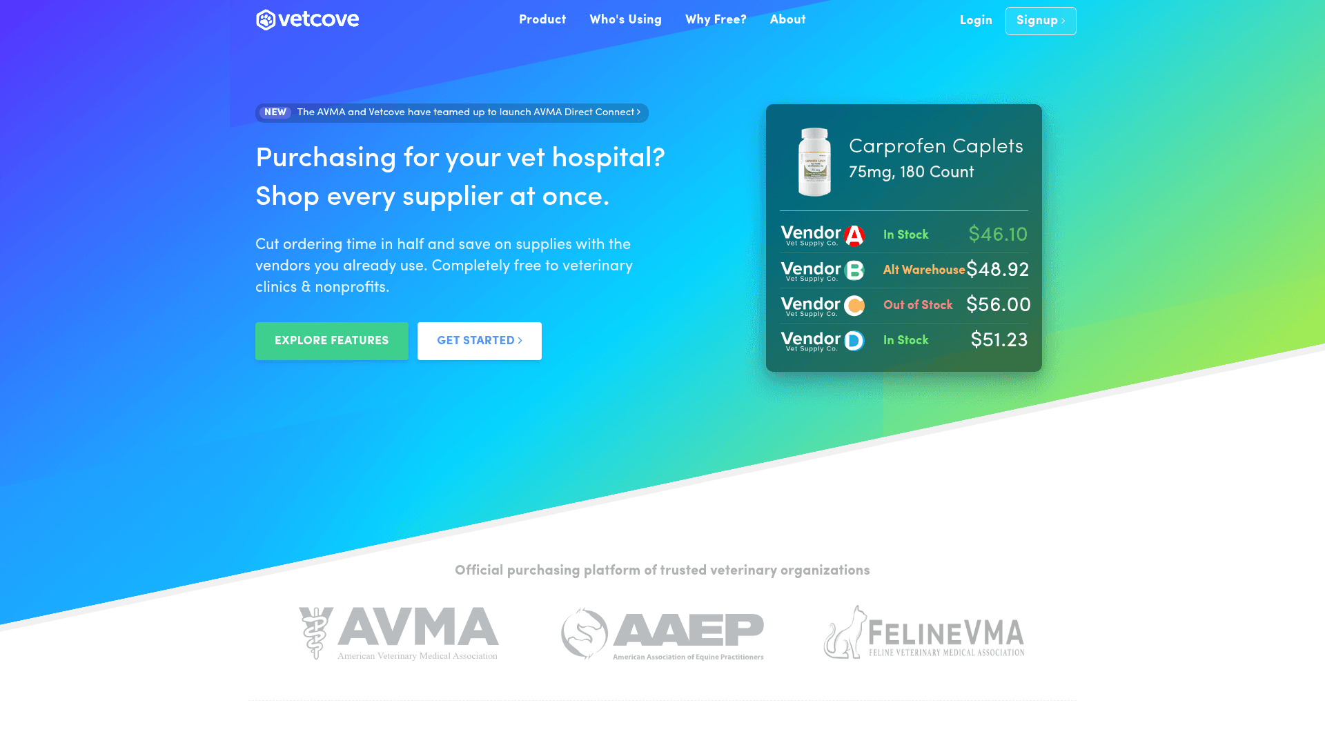 Vetcove screenshot