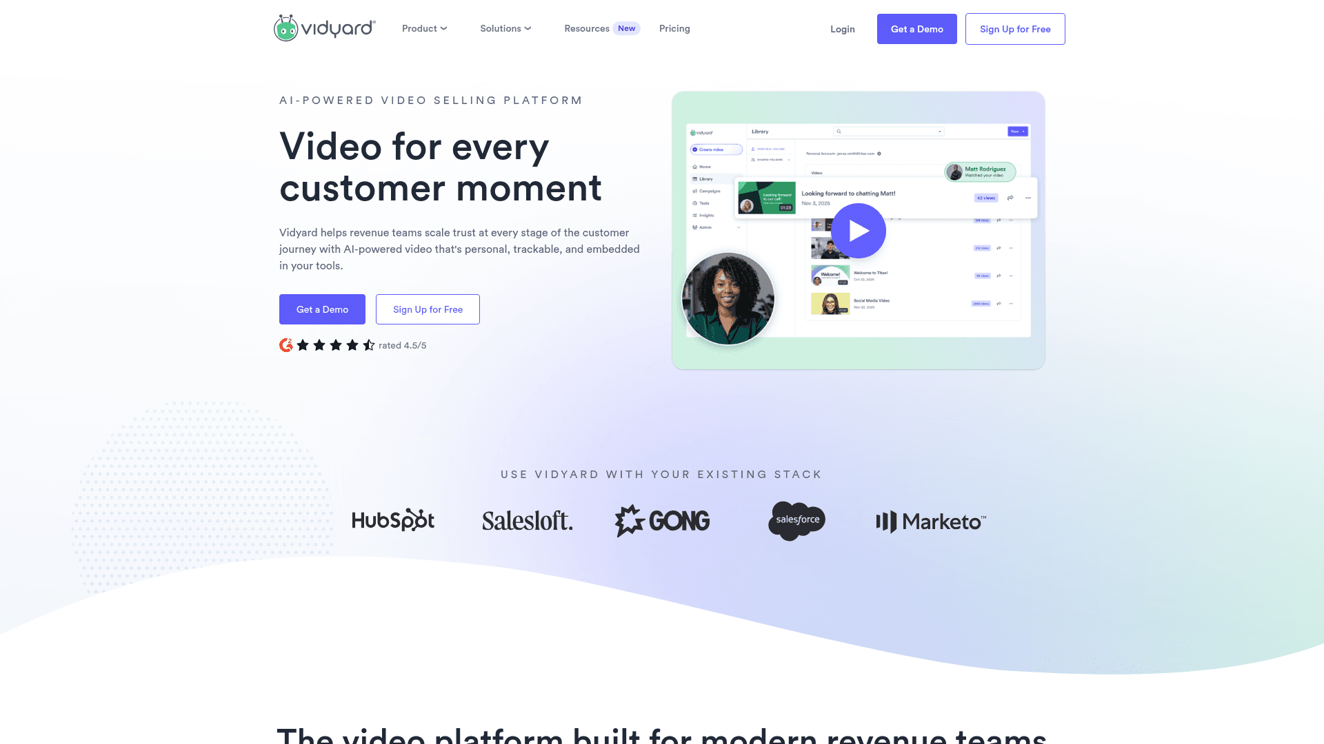 Vidyard screenshot